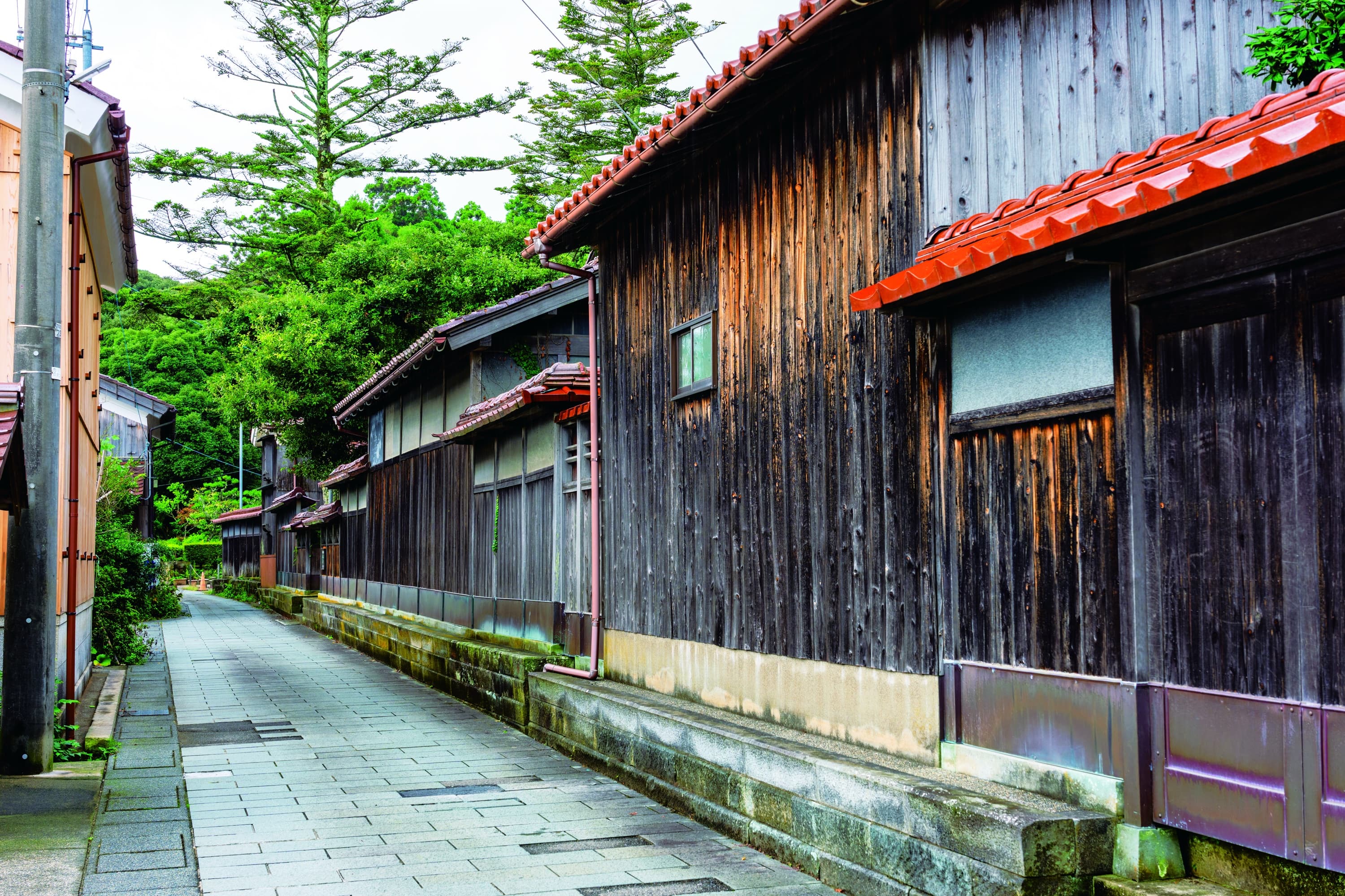 漫步日本海经典风情街道